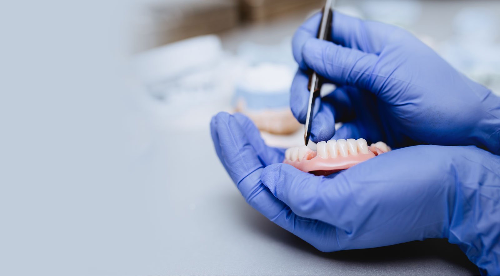 Dental denture product work